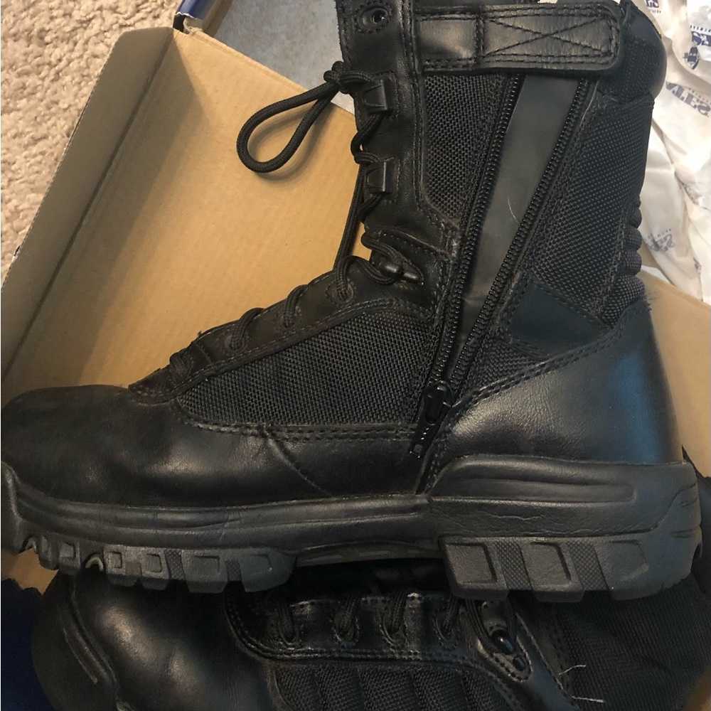 Ladies Tactical Swat Black Boots